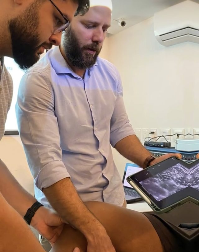 Aula prática de ultrassom à beira do leito (POCUS)