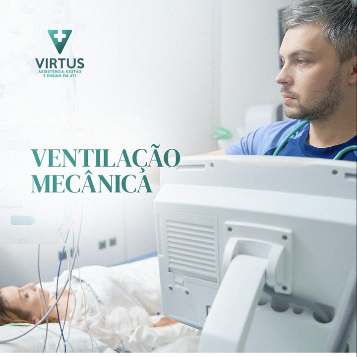 Arte do curso de Ventilação Mecânica